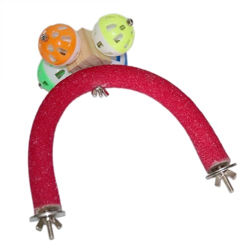 VOCUE Vogelstange Ständer für Sittiche Vogelkäfig Kletterstange Käfig Spielzeug Papagei Sitzstangen Käfig Zubehör Kleine Vögel Spielzeug von VOCUE