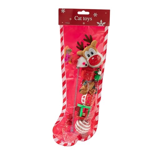 VOCUE Weihnachtliches Haustierspielzeug-Set, Urlaubsmotiv, Katzen, Spielsets, Haltbarkeit, Unschuldigkeit, Haustierspielzeug für Heimunterhaltung VOCUE Weihnachtliches Haustierspielzeug-Set, Urlaubsmotiv, Katzen, Spielsets, Haltbarkeit, Unschuldigkeit, Haustierspielzeug für Heimunterhaltung von VOCUE