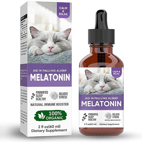 VOKY Melatonin Beruhigungstropfen für Katzen | zur Beruhigung von Katzen | Lindert Angst, Stress und andere unerwünschte Verhaltensweisen | 100% natürliche Stressbehandlung Beruhigungstropfen für VOKY Melatonin Beruhigungstropfen für Katzen | zur Beruhigung von Katzen | Lindert Angst, Stress und andere unerwünschte Verhaltensweisen | 100% natürliche Stressbehandlung Beruhigungstropfen für von VOKY