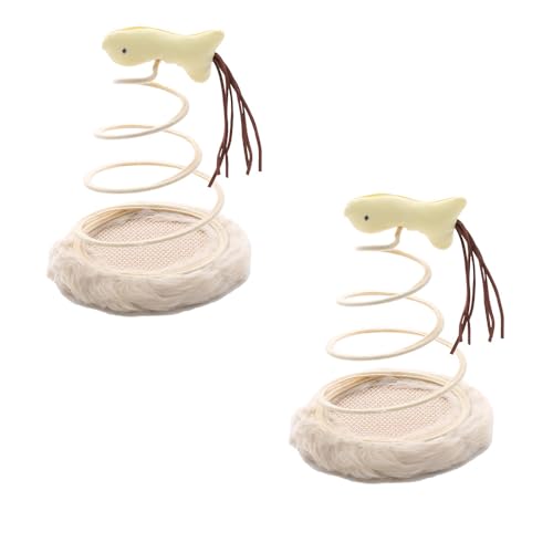 VONCYKI Elastisches Spielzeug für Katzen, spiralförmig, mit Maus-Oberseite, interaktives Übungsspielzeug, Originalitäts-Plüsch-Basis, Ball, Fischspielzeug, Katzenspielzeug für Kätzchen, Haustiere, zum VONCYKI Elastisches Spielzeug für Katzen, spiralförmig, mit Maus-Oberseite, interaktives Übungsspielzeug, Originalitäts-Plüsch-Basis, Ball, Fischspielzeug, Katzenspielzeug für Kätzchen, Haustiere, zum von VONCYKI