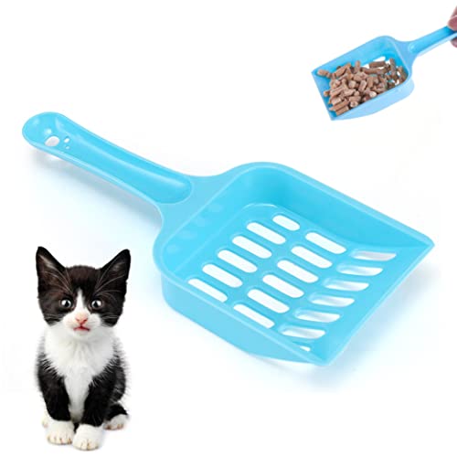 VONGLYHOO Katzenstreuschaufel, Kunststoff, Katzenstreuschaufel, Reinigungswerkzeug für Katzensand, Toilettenreinigung, Blau von VONGLYHOO