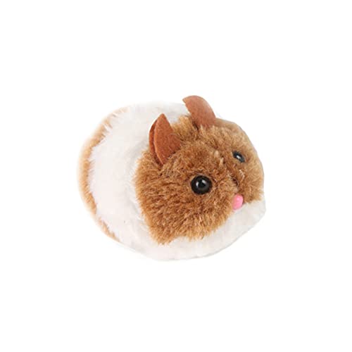 VONGLYHOO Uhrwerk Maus Spielzeug, Plüsch, zum Aufziehen, Rennratte, niedlich, mechanisch, beweglich, lustiges Spielzeug für Katze, Hund, Haustier, zufällige Farbe, 1 Stück VONGLYHOO Uhrwerk Maus Spielzeug, Plüsch, zum Aufziehen, Rennratte, niedlich, mechanisch, beweglich, lustiges Spielzeug für Katze, Hund, Haustier, zufällige Farbe, 1 Stück von VONGLYHOO