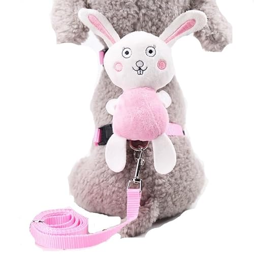 Niedliches Hundegeschirr mit Engelsflügeln, atmungsaktives Mesh-Leine-Set for kleine Hunde, Welpen, Brusthalsband, Frühling und Sommer, for Spaziergänge mit dem Hund, Heimtierbedarf (Color : Rabbit, Niedliches Hundegeschirr mit Engelsflügeln, atmungsaktives Mesh-Leine-Set for kleine Hunde, Welpen, Brusthalsband, Frühling und Sommer, for Spaziergänge mit dem Hund, Heimtierbedarf (Color : Rabbit, von VOODUE