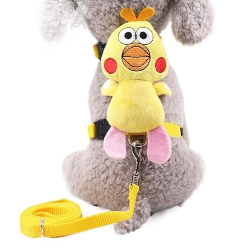 Niedliches Hundegeschirr mit Engelsflügeln, atmungsaktives Mesh-Leine-Set for kleine Hunde, Welpen, Brusthalsband, Frühling und Sommer, for Spaziergänge mit dem Hund, Heimtierbedarf (Color : Duck, S Niedliches Hundegeschirr mit Engelsflügeln, atmungsaktives Mesh-Leine-Set for kleine Hunde, Welpen, Brusthalsband, Frühling und Sommer, for Spaziergänge mit dem Hund, Heimtierbedarf (Color : Duck, S von VOODUE