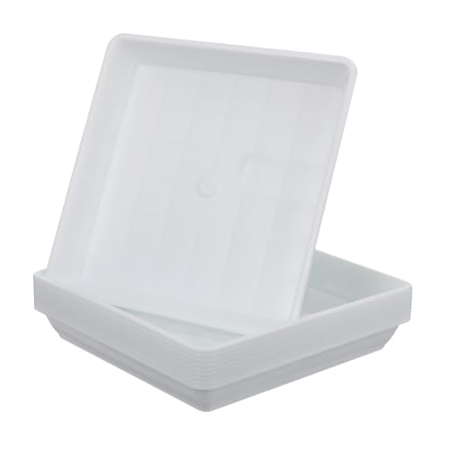 VOSAREA 10 Stück -Chassis Wasserschale Tabletts für Blumentöpfe Gartentöpfe und Pflanzgefäße Drainage zimmerpflanzen Auffangwannen für Pflanzen Abtropfschalen für Topfpflanzen Weiß VOSAREA 10 Stück -Chassis Wasserschale Tabletts für Blumentöpfe Gartentöpfe und Pflanzgefäße Drainage zimmerpflanzen Auffangwannen für Pflanzen Abtropfschalen für Topfpflanzen Weiß von VOSAREA