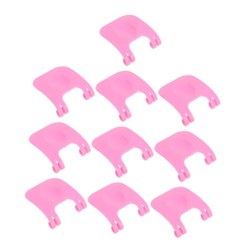 VOSAREA 10 Stück Schrank-spezialschnalle, Haustier-türschloss, DIY-Kunststoff-verstärkungsklammer, Haustier-laufstallschloss Für Paneele, Hühnerstall, Kaninchen, Hamster, Rosa von VOSAREA