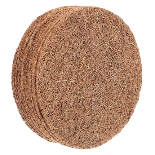 VOSAREA 12Stücke Kokosnuss Korbliner Atmungsaktive Kokosfaser Einlagen für Hängende Körbe und Wasserabsorbierend für Gartenliebhaber und Pflanzenfreunde VOSAREA 12Stücke Kokosnuss Korbliner Atmungsaktive Kokosfaser Einlagen für Hängende Körbe und Wasserabsorbierend für Gartenliebhaber und Pflanzenfreunde von VOSAREA