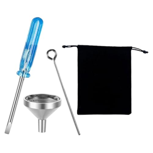 VOSAREA 1Satz Mini Trichterfüller Set für Urnen mit Mini Einfülltrichter und Schraubendreher für Schmuck und Urnendekoration Handlich und Langlebig VOSAREA 1Satz Mini Trichterfüller Set für Urnen mit Mini Einfülltrichter und Schraubendreher für Schmuck und Urnendekoration Handlich und Langlebig von VOSAREA