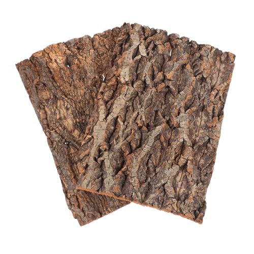 VOSAREA 2Stücke Terrariumbaumrinde für Reptilien Natürliche Klettermatte Sichere Schildkrötenplattform aus Kork für Terrarium Dekoration für Spinnen und Geckos VOSAREA 2Stücke Terrariumbaumrinde für Reptilien Natürliche Klettermatte Sichere Schildkrötenplattform aus Kork für Terrarium Dekoration für Spinnen und Geckos von VOSAREA