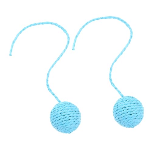 VOSAREA 2pcs Katzenkratzen Nach Dem Austausch Mit -sisalball Langable Cat Toys Katzenkratzspielzeug Für Innenkatzen von VOSAREA