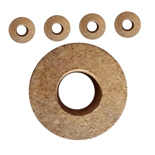 VOSAREA 5pcs Hölzerne Deckelhydroponikglasvase 6,5 cm Mit Mittelloch Für Einfache DIY -wasserausbreitung Desktop Pflanzer Holzstopper Von Pflanzenwachstum von VOSAREA