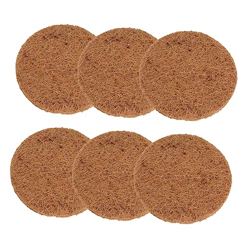 VOSAREA 6Stücke Kokosfaser Nistmatten für Atmungsaktive Taubennest Pads Natürliche und Umweltfreundliche Nistmatten für Tauben und Wachteln von VOSAREA
