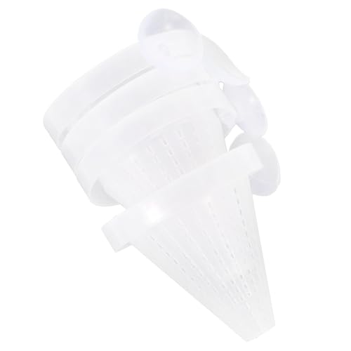 VOSAREA Aquarium Fütterungskegel Für Garnelen – 4 Stück Kunststoff Futterschalen Mit Saugnapf - Ideal Für Futterverteilung Im Aquarium - Transparent Und Praktisch Für Fische Und Garnelen VOSAREA Aquarium Fütterungskegel Für Garnelen – 4 Stück Kunststoff Futterschalen Mit Saugnapf - Ideal Für Futterverteilung Im Aquarium - Transparent Und Praktisch Für Fische Und Garnelen von VOSAREA