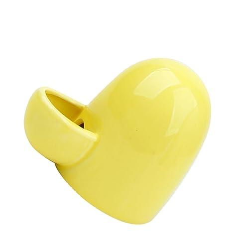 VOSAREA Automatischer Futterspender Für Haustiere (200 Ml) Für Katzen Hamster – Wassernapf Und Futterspender Aus Keramik Mit Selbstdosierendem Futter von VOSAREA