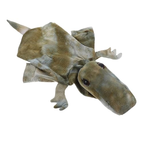 VOSAREA Dinosaurier-hundekostüm, Cartoon-tierform, Haustier-Kapuzenpullover, Lustiges Hunde-/Katzen-Cosplay-Outfit, Plüsch, Warme Kleidung, Foto-Requisiten, Größe S von VOSAREA