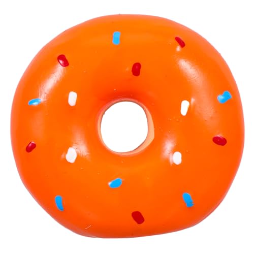 VOSAREA Entzückend Quietschhund -kautierspielzeug Realistischer Donut -Form -latexspielzeug Für Interaktive Und Lustige Kreative Haustierspielzeug Für Haustiere von VOSAREA