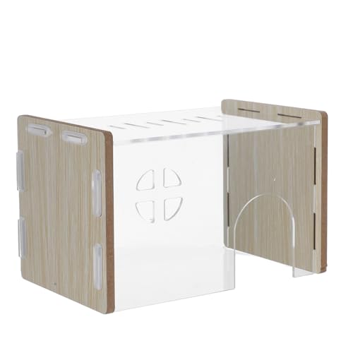 VOSAREA Hamsterversteck aus Kleines Transparentes Hamsterhaus für Sicheren Rückzugsort und Dekorative Gestaltung zu Reinigen für Hamster und Andere Kleintiere VOSAREA Hamsterversteck aus Kleines Transparentes Hamsterhaus für Sicheren Rückzugsort und Dekorative Gestaltung zu Reinigen für Hamster und Andere Kleintiere von VOSAREA