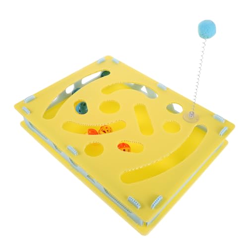 VOSAREA Katzen-langsamfütterungs-Puzzle: Labyrinth-spielzeugbox, Futterspender, Leckerli-Spender, Anregendes Interaktives Bereicherungsspielzeug, Fördert Das Jagdspiel VOSAREA Katzen-langsamfütterungs-Puzzle: Labyrinth-spielzeugbox, Futterspender, Leckerli-Spender, Anregendes Interaktives Bereicherungsspielzeug, Fördert Das Jagdspiel von VOSAREA