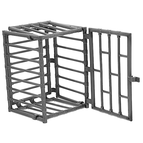 VOSAREA Mini-Hauskäfig zum Selbermachen, Tierkäfig, Dekoration, Miniatur-Zubehör zum Basteln für Mikro-Landschaft und Schlafzimmerdekoration, 2 Stück von VOSAREA