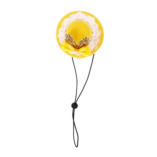 VOSAREA Osterhut für Haustiere Verstellbarer Kätzchen und Hundehut mit Sonnenhut für Haustierkostüme Entzückendes Party Accessoire von VOSAREA