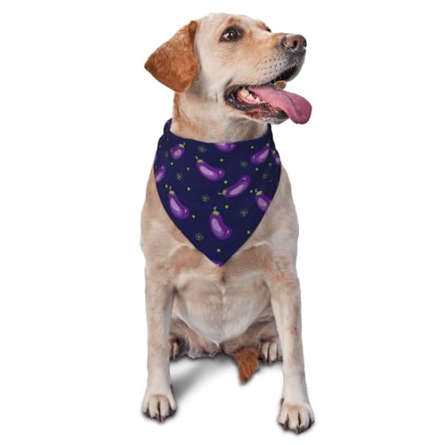 Hundehalstuch, Auberginen-Dreieck-Lätzchen, Hundetaschentuch, niedliches Hundezubehör, Hundehalstücher Hundehalstuch, Auberginen-Dreieck-Lätzchen, Hundetaschentuch, niedliches Hundezubehör, Hundehalstücher von VOSERY