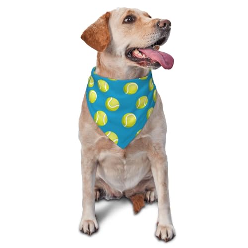 Hundehalstuch, Ball-Tennis-Lätzchen, Dreiecks-Lätzchen, Hundetaschentuch, niedliches Hundezubehör, Hundehalstücher Hundehalstuch, Ball-Tennis-Lätzchen, Dreiecks-Lätzchen, Hundetaschentuch, niedliches Hundezubehör, Hundehalstücher von VOSERY