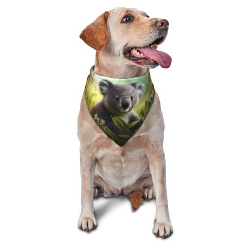 Hundehalstuch, Gänseblümchen, Koala, Dreieck-Lätzchen, Hundetaschentuch, niedliches Hundezubehör, Hundehalstücher Hundehalstuch, Gänseblümchen, Koala, Dreieck-Lätzchen, Hundetaschentuch, niedliches Hundezubehör, Hundehalstücher von VOSERY