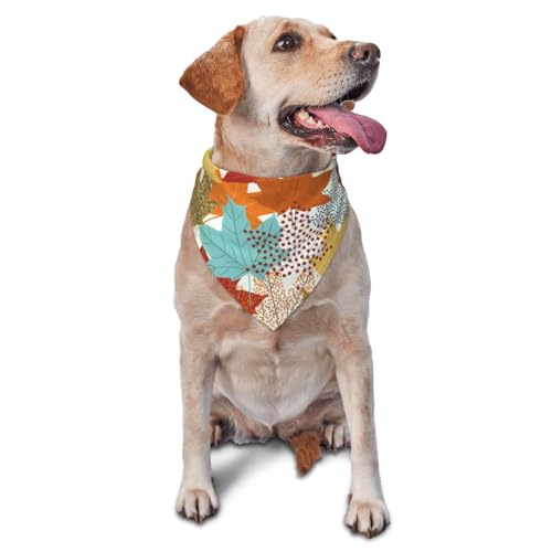 Hundehalstuch, Herbst-Ahornblätter, Dreieck-Lätzchen, Hundetaschentuch, niedliches Hundezubehör, Hundehalstücher Hundehalstuch, Herbst-Ahornblätter, Dreieck-Lätzchen, Hundetaschentuch, niedliches Hundezubehör, Hundehalstücher von VOSERY
