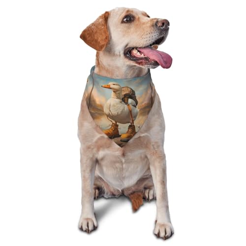 Hundehalstuch, Wanderente, Dreieck-Lätzchen, Hundetaschentuch, niedliches Hundezubehör, Hundehalstücher Hundehalstuch, Wanderente, Dreieck-Lätzchen, Hundetaschentuch, niedliches Hundezubehör, Hundehalstücher von VOSERY