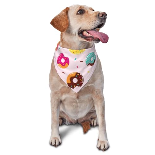 Hundehalstuch, dreieckiges Donut-Lätzchen, Hundetaschentuch, niedliches Hundezubehör, Hundehalstücher Hundehalstuch, dreieckiges Donut-Lätzchen, Hundetaschentuch, niedliches Hundezubehör, Hundehalstücher von VOSERY