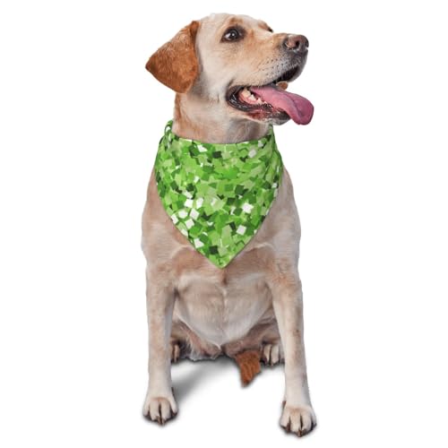 Hundehalstuch, funkelndes Grün, Dreieck-Lätzchen, Hundetaschentuch, niedliches Hundezubehör, Hundehalstücher Hundehalstuch, funkelndes Grün, Dreieck-Lätzchen, Hundetaschentuch, niedliches Hundezubehör, Hundehalstücher von VOSERY