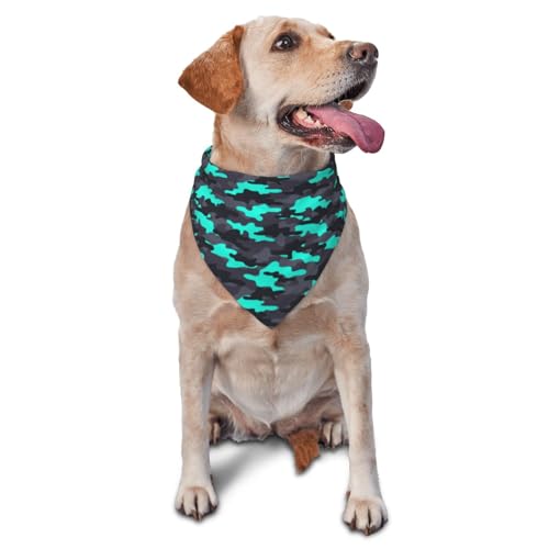 Hundehalstuch, grau-grün, Camouflage, Dreieck-Lätzchen, Hundetaschentuch, niedliches Hundezubehör, Hundehalstücher Hundehalstuch, grau-grün, Camouflage, Dreieck-Lätzchen, Hundetaschentuch, niedliches Hundezubehör, Hundehalstücher von VOSERY