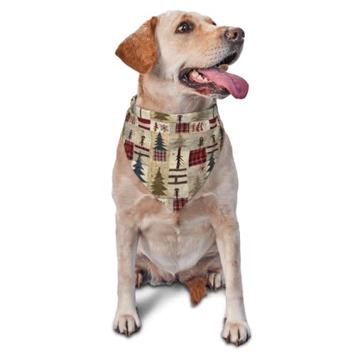 Hundehalstuch, rustikal, kariert, Waldhütte, Dreieck-Lätzchen, Hundetaschentuch, niedliches Hundezubehör, Hundehalstücher Hundehalstuch, rustikal, kariert, Waldhütte, Dreieck-Lätzchen, Hundetaschentuch, niedliches Hundezubehör, Hundehalstücher von VOSERY