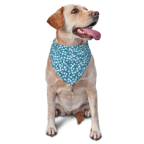 Hundehalstuch, schönes Dreieckstuch mit Blumenmuster, Hunde-Taschentuch, niedliches Hundezubehör, Hundehalstücher Hundehalstuch, schönes Dreieckstuch mit Blumenmuster, Hunde-Taschentuch, niedliches Hundezubehör, Hundehalstücher von VOSERY