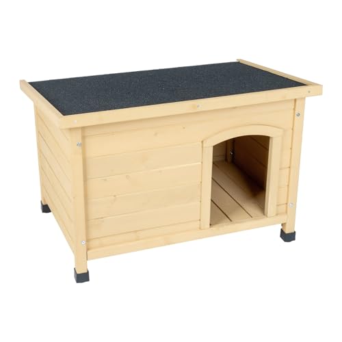 Hundehütte Mattes, geräumiges Hundehaus aus lasiertem Fichtenholz, in der Farbe naturbraun, Hundehöhle, XL Hundehütte Mattes, geräumiges Hundehaus aus lasiertem Fichtenholz, in der Farbe naturbraun, Hundehöhle, XL von VOSS.PET