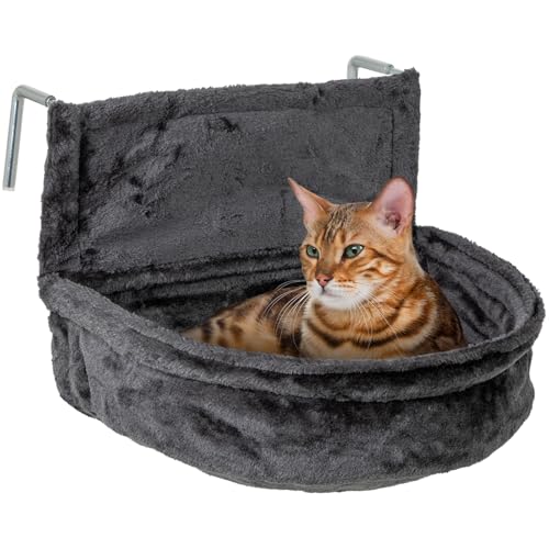 VOSS.PET Große Katzen-Liegemulde „Poppy“ für Heizungen, Heizkörper-Liege, Kuschelsack, grau VOSS.PET Große Katzen-Liegemulde „Poppy“ für Heizungen, Heizkörper-Liege, Kuschelsack, grau von VOSS.PET