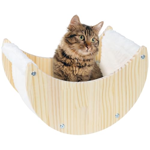VOSS.PET Kuschelliege „Indra“ für Katzen aus Holz und Plüschstoff, zur Wandmontage VOSS.PET Kuschelliege „Indra“ für Katzen aus Holz und Plüschstoff, zur Wandmontage von VOSS.PET