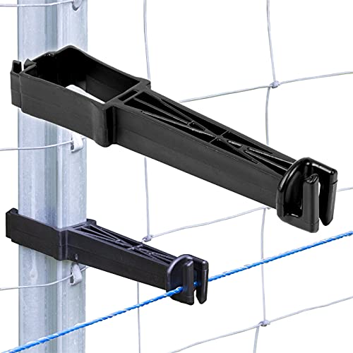 VOSS.farming 10x Abstandsisolator schwarz für Z-Profilpfosten für Wildzaun Drahtzaun VOSS.farming 10x Abstandsisolator schwarz für Z-Profilpfosten für Wildzaun Drahtzaun von VOSS.farming