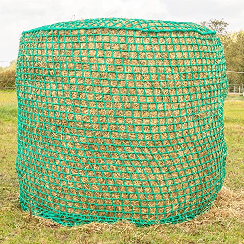 VOSS.farming Rundballennetz, Heunetz, 1,40x1,40m, Maschenweite 4,5x4,5cm, Ballennetz Futtersparnetz von VOSS.farming