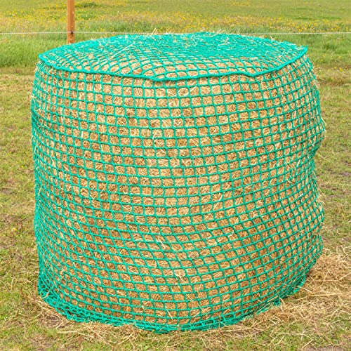 VOSS.farming Rundballennetz, Heunetz, 1,50x1,50m, Maschenweite 4,5x4,5cm, Ballennetz Futtersparnetz von VOSS.farming