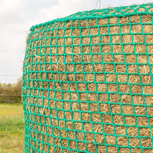 VOSS.farming Rundballennetz, Heunetz, 1,60x1,60m, Maschenweite 4,5x4,5cm, Ballennetz Futtersparnetz von VOSS.farming