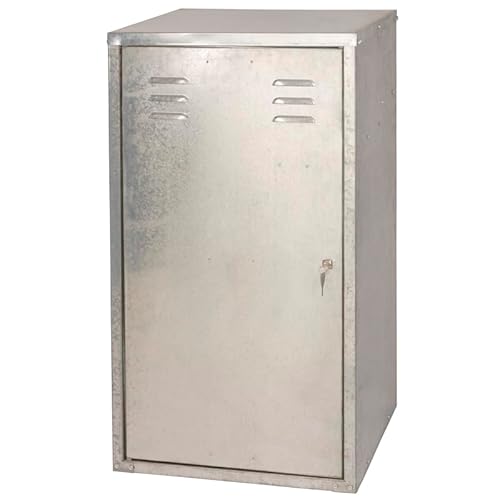VOSS.farming Sattelschrank 60 x 60 x 106 cm für 2 Sättel verzinkt mit Schloss von VOSS.farming