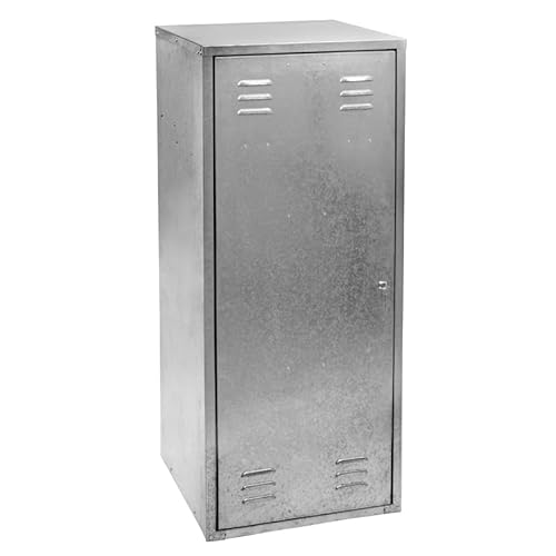 VOSS.farming Sattelschrank 60 x 60 x 150 cm für 2 Sättel verzinkt mit Schloss von VOSS.farming