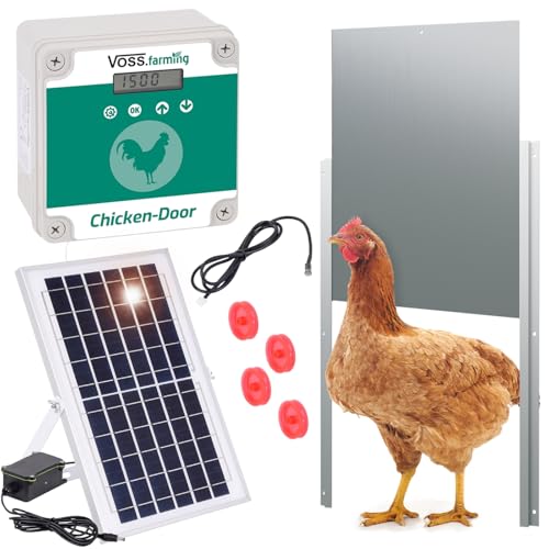 VOSS.farming Set Chicken-Door automatische Hühnerklappe + Tür 220 x 330mm + Solar Akku Set VOSS.farming Set Chicken-Door automatische Hühnerklappe + Tür 220 x 330mm + Solar Akku Set von VOSS.farming