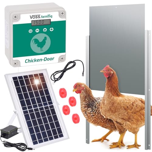 VOSS.farming Set Chicken-Door automatische Hühnerklappe + Tür 300 x 400mm + Solar Akku Set VOSS.farming Set Chicken-Door automatische Hühnerklappe + Tür 300 x 400mm + Solar Akku Set von VOSS.farming