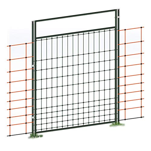VOSS.farming Tür für Weidezaunnetz, Netze bis 125cm Höhe, Öffnungsbreite 86cm, elektrifizierbar von VOSS.farming
