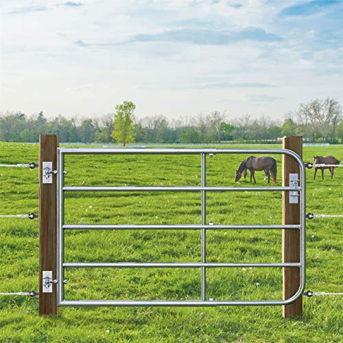 VOSS.farming Weidetor verstellbar, verzinkt Weidezauntor für stufenloses ausziehen, Paddock, Weide, Gatter, inklusive Montageset mit Riegelverschluss VOSS.farming Weidetor verstellbar, verzinkt Weidezauntor für stufenloses ausziehen, Paddock, Weide, Gatter, inklusive Montageset mit Riegelverschluss von VOSS.farming