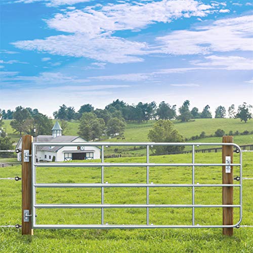 VOSS.farming Weidetor verstellbar, verzinkt Weidezauntor für stufenloses ausziehen, Paddock, Weide, Gatter, inklusive Montageset mit Riegelverschluss VOSS.farming Weidetor verstellbar, verzinkt Weidezauntor für stufenloses ausziehen, Paddock, Weide, Gatter, inklusive Montageset mit Riegelverschluss von VOSS.farming
