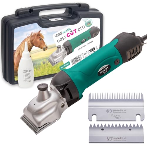 VOSS.farming easyCUT Pro Pferdeschermaschine Dunkelgrün Aesculap Schermesser Set VOSS.farming easyCUT Pro Pferdeschermaschine Dunkelgrün Aesculap Schermesser Set von VOSS.farming