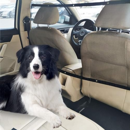 Auto Hundenetz Sicherheitsnetz,Haustierbarriere,Rücksitz Mesh Dog Car Divider Net Trennnetz zwischen Haustier & Autofahrer,Autonetz Schutznetz für SUV-Pickup und Kleinwagen 115 x 62 cm Auto Hundenetz Sicherheitsnetz,Haustierbarriere,Rücksitz Mesh Dog Car Divider Net Trennnetz zwischen Haustier & Autofahrer,Autonetz Schutznetz für SUV-Pickup und Kleinwagen 115 x 62 cm von VPB